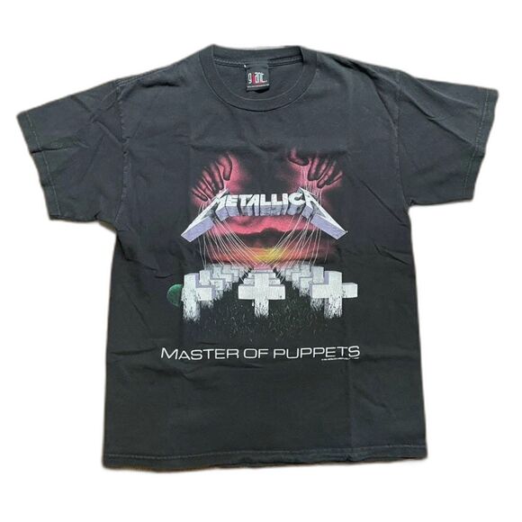 2/$100 Vintage 1994 Metallica Master of Puppets Black Short Sleeve Graphic Tee